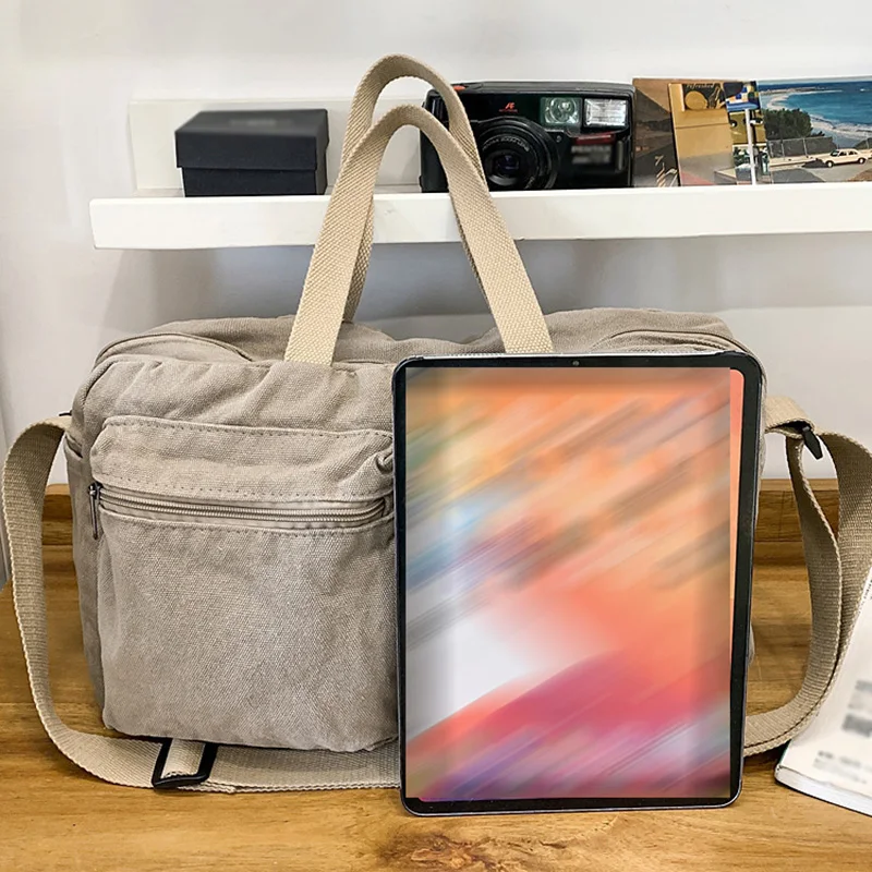 قماش الصالة الرياضية حقيبة اللياقة سعة كبيرة في الهواء الطلق السفر التدريب الرياضة الكتف حقيبة كروسبودي المحمولة ركاب حقيبة يد