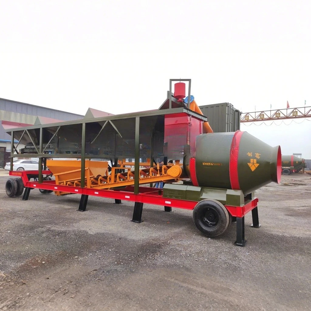 YG 25/60m3 محطة خلط الخرسانة المتنقلة بسعر المصنع عالي الجودة #3