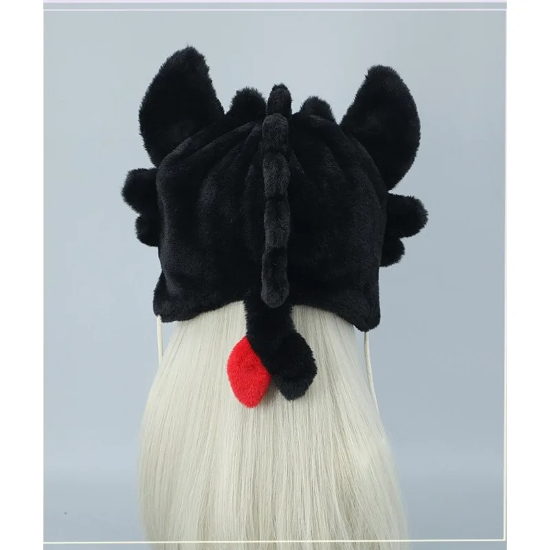 Women Men Dragon Hat Night Fury Light Fury Caps Trendy Cotton Plush Warm Earflap Cap Adult Headgear Cosplay Accessories Prop
