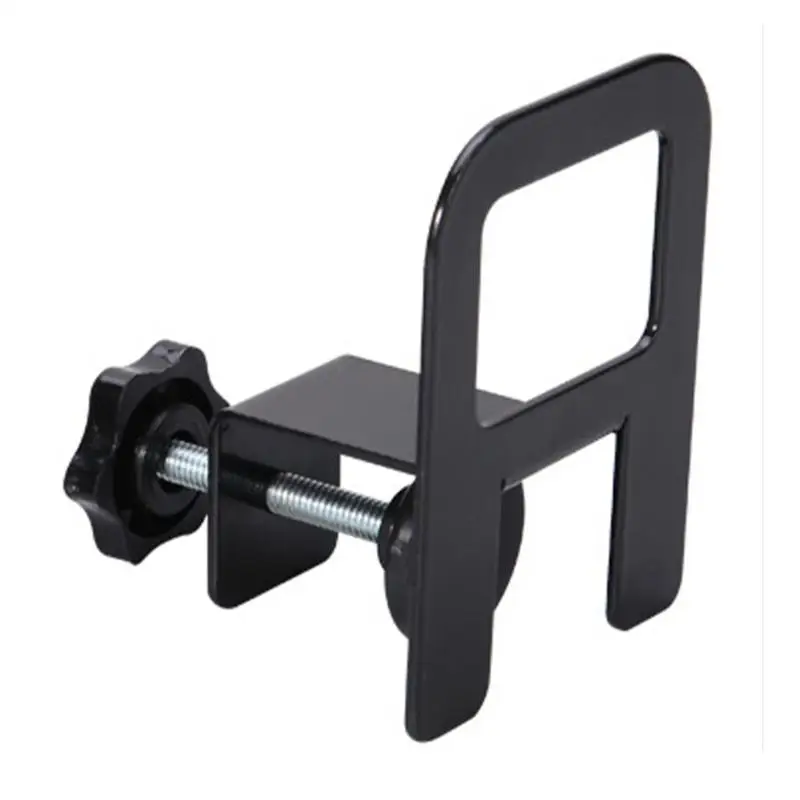 652F Bed Mattress Slide Stopper Retainer Bracket, Metal NoDrill Clamp with Hand Knob to Help Reduce Sliding on Flat Edges Bed