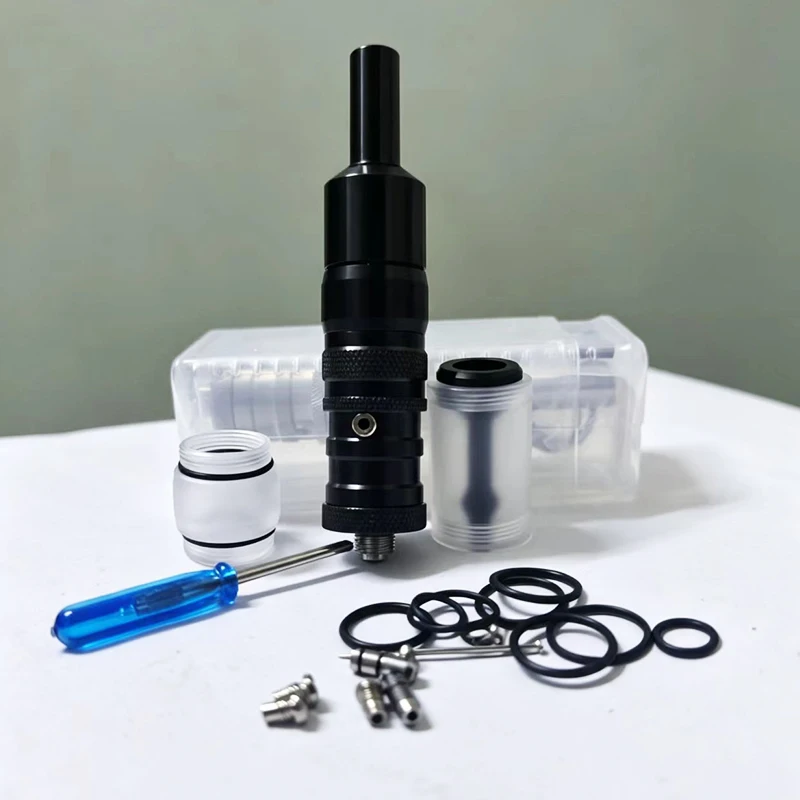 FeV vs Flash-e-Vapor Mini RTA 17mm 3.0ml 316 SS Rebuildable Tank vs NFGTA Tripod 2 VCMT 2 Coilturd AN Accessoires de matériel