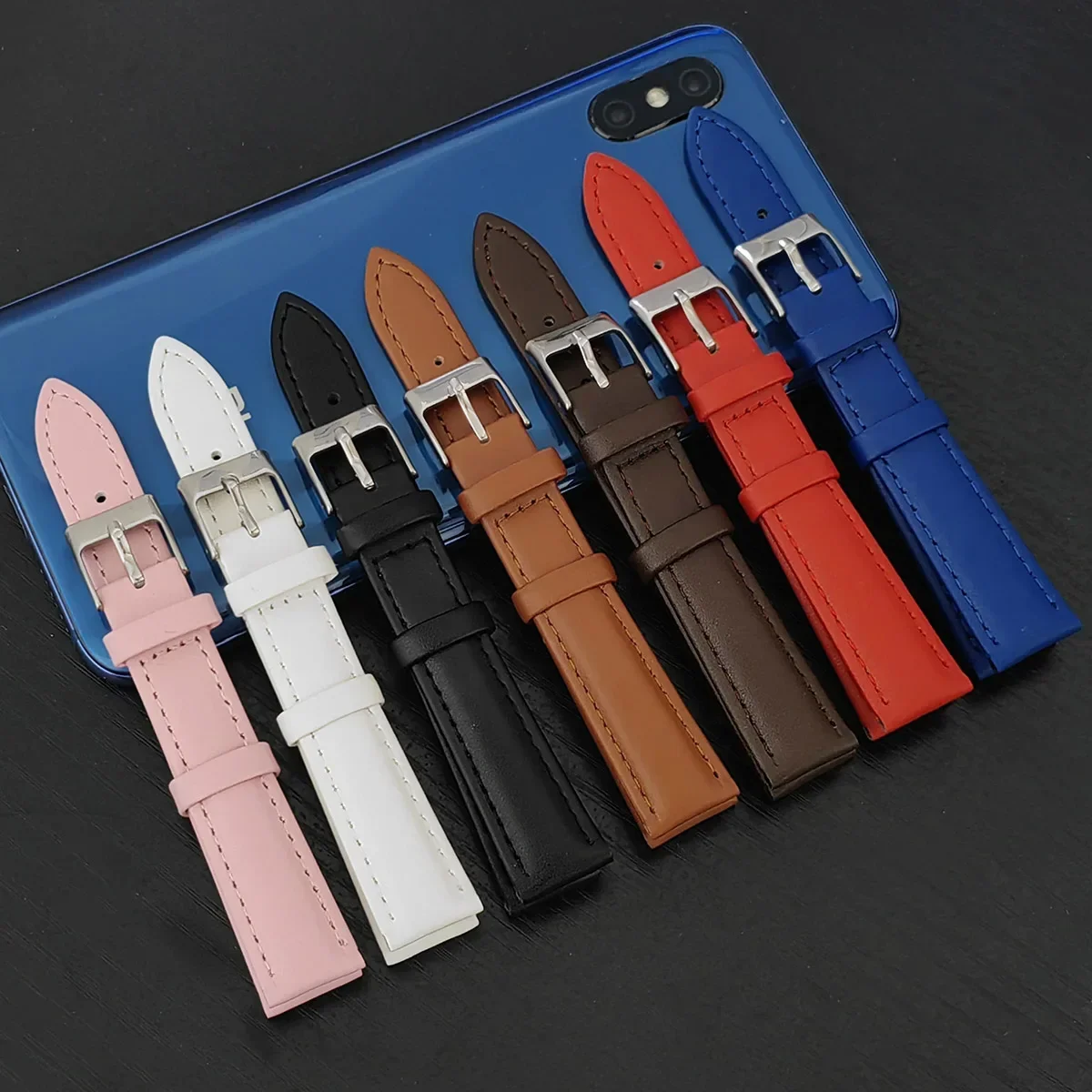 

Новый мягкий кожаный ремешок для часов 12 мм 14 мм 16 мм 18 мм 20 мм 22 мм для мужчин и женщин, общий сменный ремешок для часов Ement, инструменты для доставки