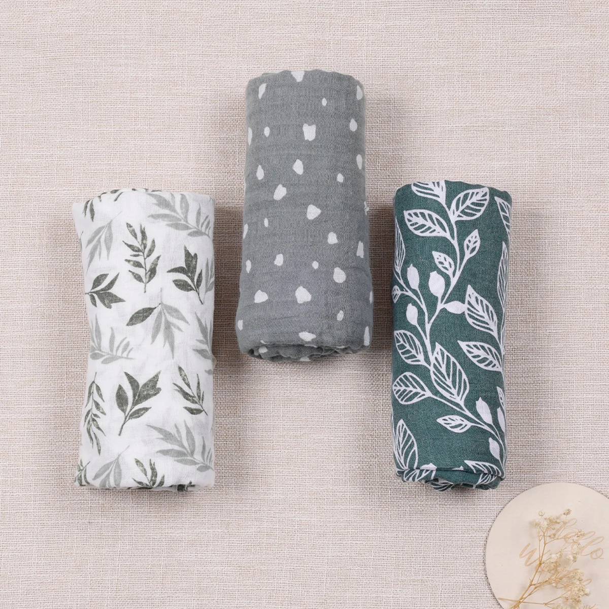 HappyFlute 3 pezzi/set morbida - Muslin Swaddle Wrap recensione e prezzo