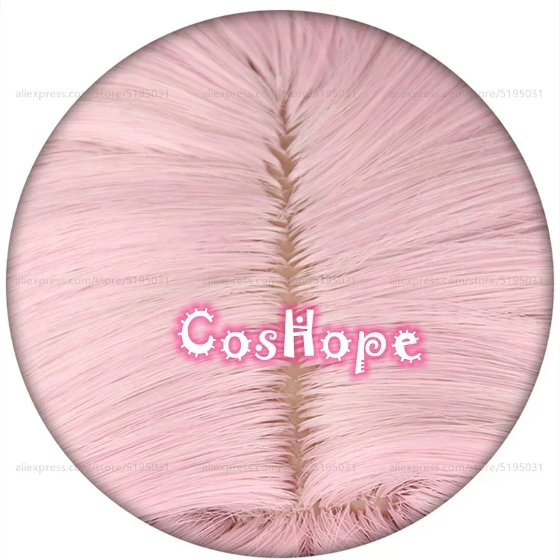 2;d'5,vh.7/HSR Peluca de pelo rizado y ondulado de 80 cm, color rosa y morado degradado, pelucas de cosplay de anime, resistente al calor 8;g.j'9k,1/