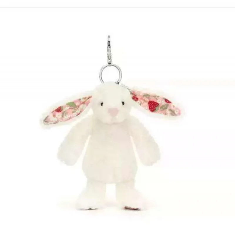 JEiY و CAT بوني أرنب سلسلة مفاتيح قطيفة لطيف الكرتون دمية محشوة هدية متعة دمية قلادة لديكور الحقيبة