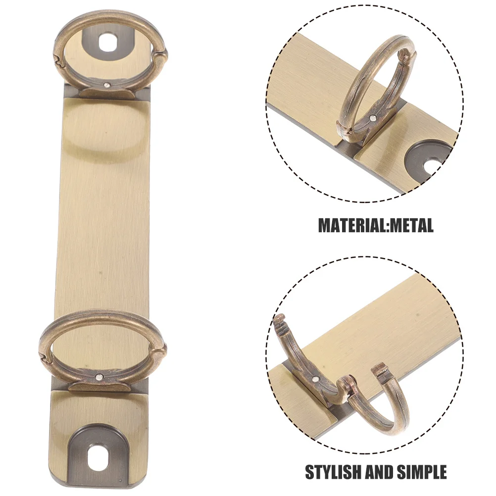 2Pcs Universal Loose Leaf Binder Spine Rings Metal Binding Clips Detachable 2 Hole Replacement Organizer Universal Spines Rings