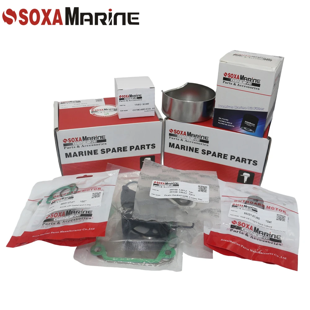 Suzuki DF 100 115 140 HP Outboard Motor Maintenance Kit 17400-92822 17400-92821