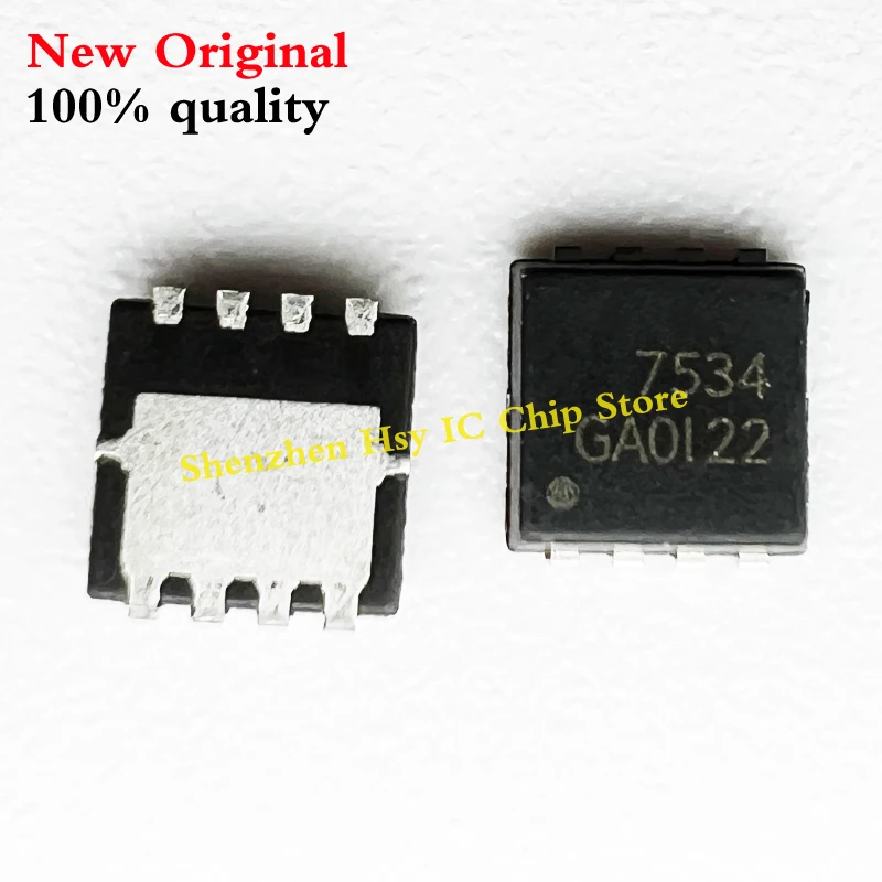 (10piece)100% New 7534 AO7534 AON7534 QFN-8 Chipset