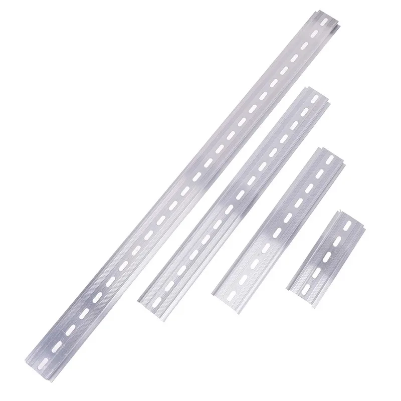 GEYA kılavuz rayı alüminyum evrensel tipi 35mm oluklu DIN ray uzun 10cm 15cm 20cm 30cm kalınlığı 1mm