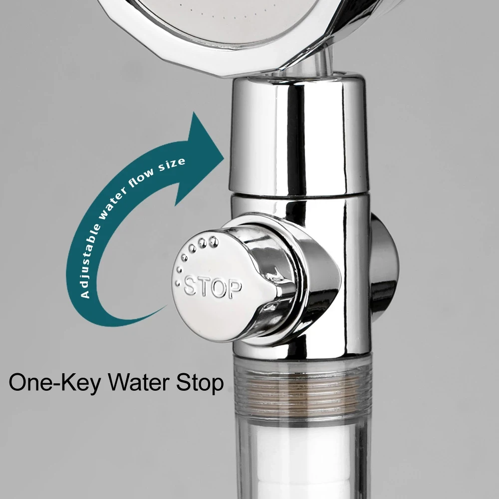 Улучшенная душевая лейка с 3 цветами освещения, душевая лейка с автоматическим изменением цвета, водосберегающая душевая лейка с фильтром высокого давления