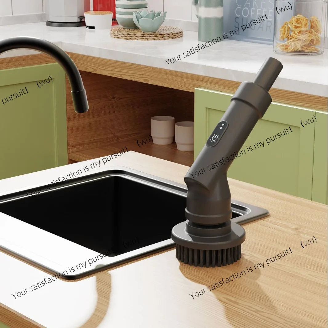 Picture 3: Electric brush retractable electric washing pot dishwashing glass gap kitchen cleaning