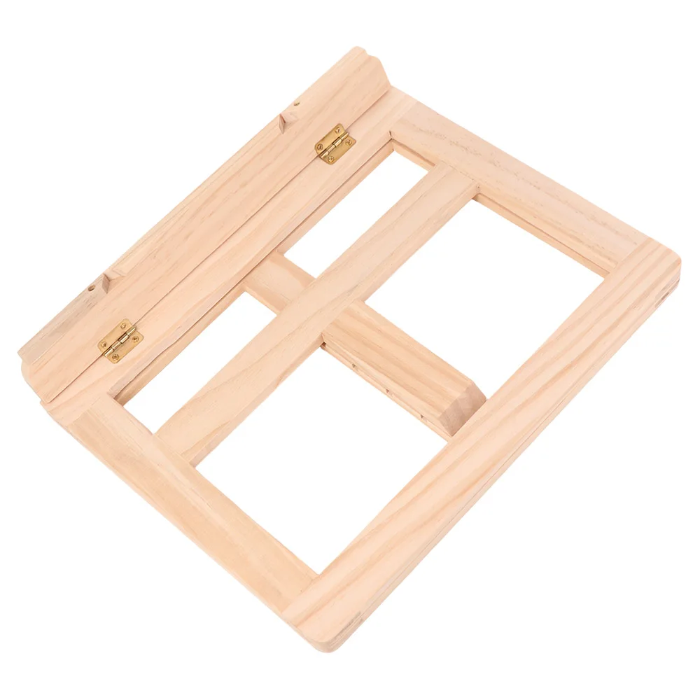 

Bookends Stand Adjustable Wood Bookends Stand Portable Practical Book Rack Sturdy Reading Stand For Adult