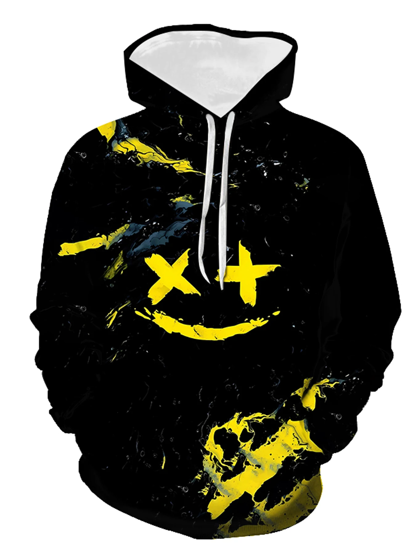 

New Printed Unisex Hoodies Novelty Print 3D Patternv Hooded Pullover Sweatshirt With Pocket Hoodie Streetwear Loose Comfortable