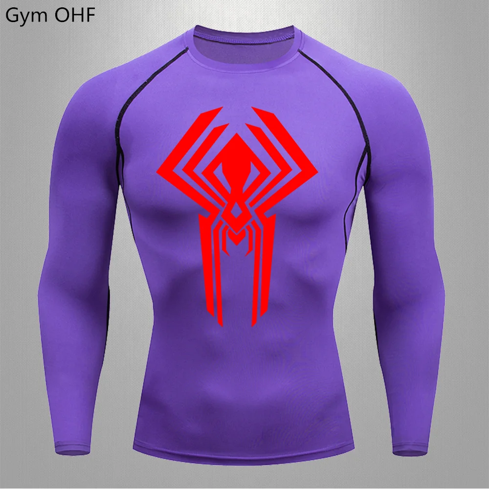 Compression Shirts New Spider Quick Dry Breathable T-Shirt Men Sports Training Clothes Long Sleeve Men\'s T Shirt Gym Running