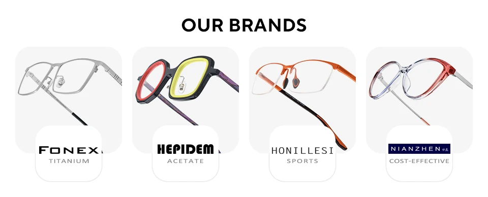 FONEX Titanium Glasses Frame Men Brand Design Square Ultralight Eyeglasses Japanese Ultralight-Weight High Quality Eyewear 85915