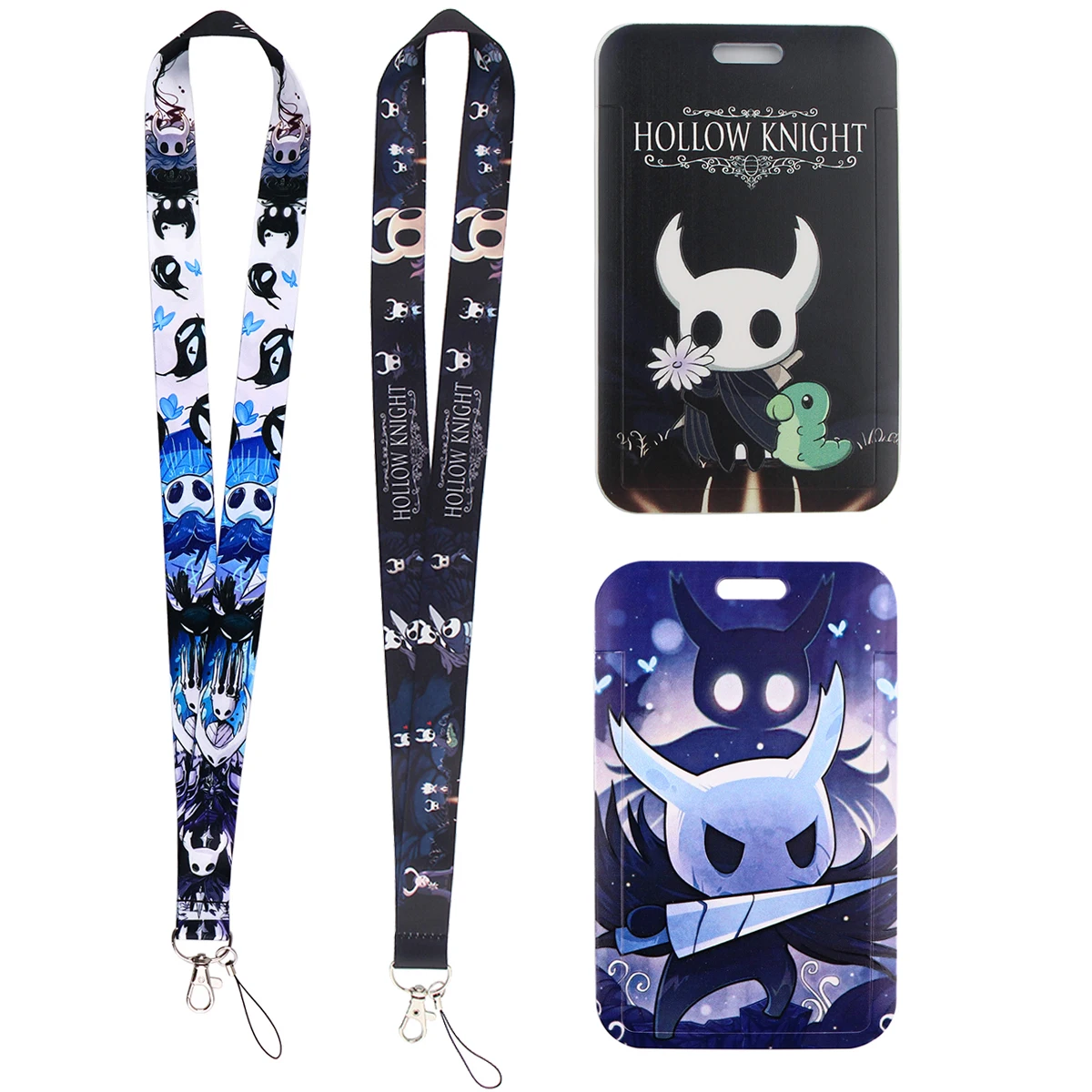 Hollow-Knight Credential Holder Game Lanyards for Key Neck Strap For Card Badge Gym Keychain Keyring Accessories Gifts