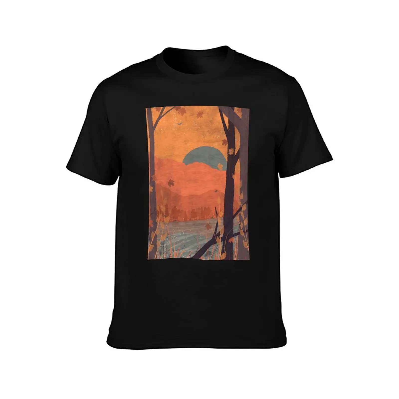 Autumn in the Gorge... - Full T-Shirt Stain Resistant Casual Tee T-Shirt