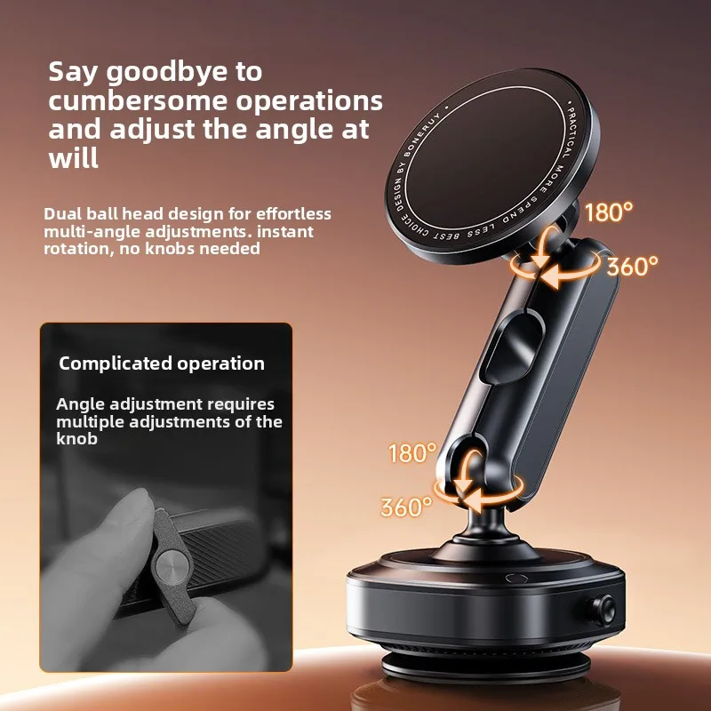 Car phone holder, car navigation phone support, display screen car electronic screen floating magnetic stand