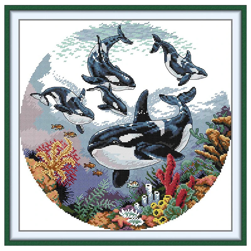 Killer Whale Patterns Counted  - огляд і ціна Embroidery Whale