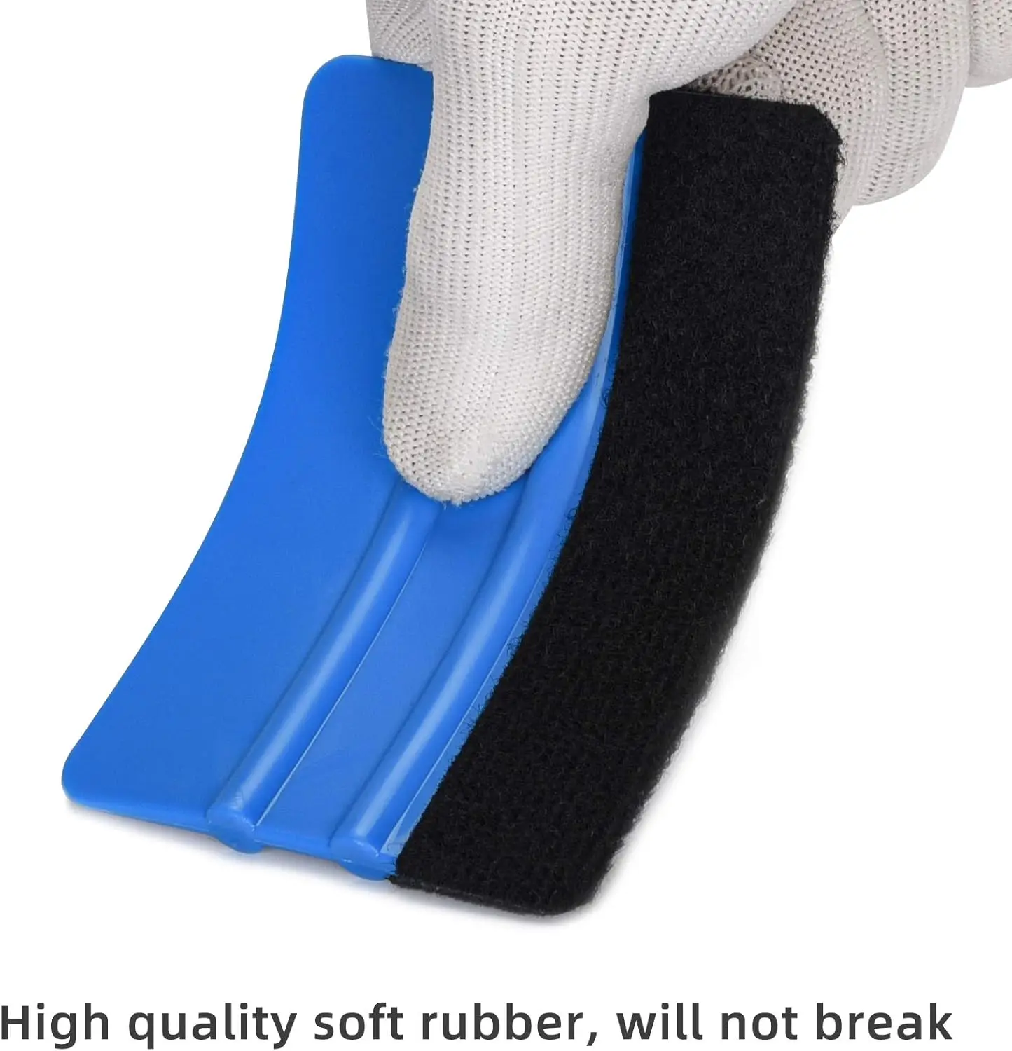 Durable Soft Felt Edge Vinyl Squeegee Tool Craft Knife Professional Car Vinyl Film Wrapping Scraper Scratch Free Squeegee 4 Inch
