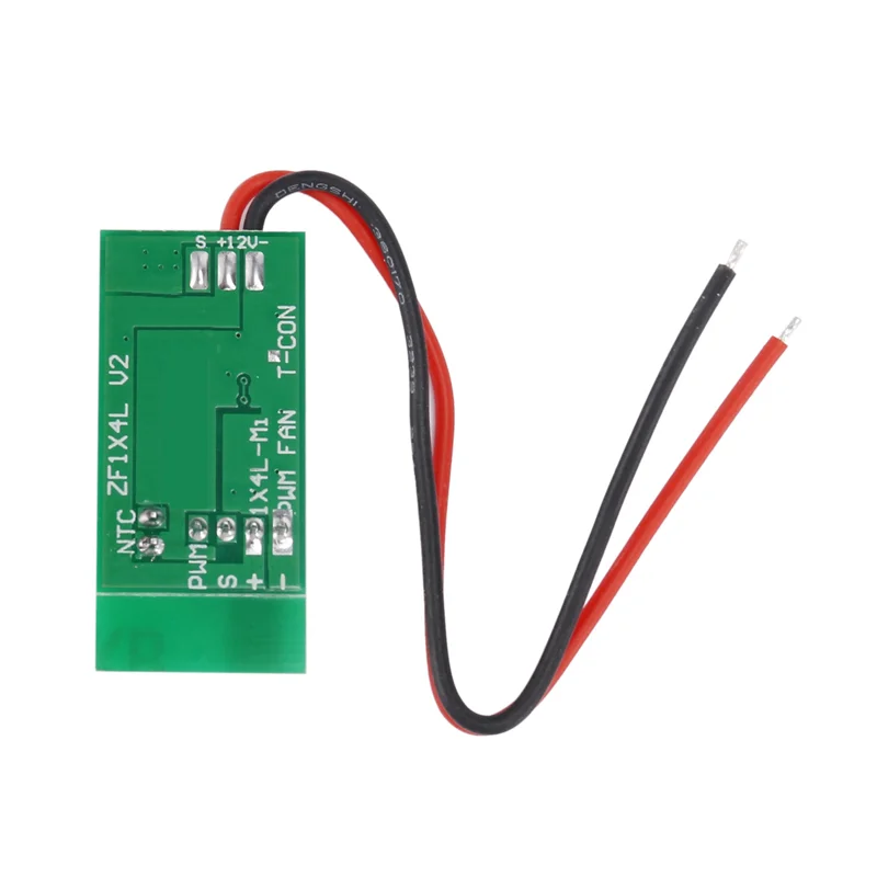 QWE-5X DC 12V 4 Wire PWM Fan Temperature Control Speed Controller Governor Regulator For PC Computer CPU Fan Cooler Alarm