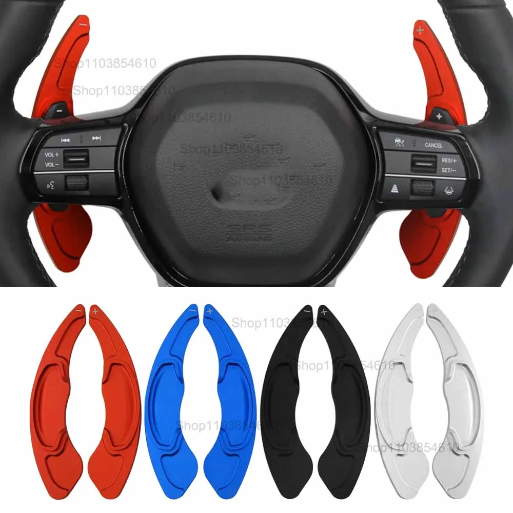 

For Honda 2022 Civic 2023 Pilot CR-V Accord Hybrid Car Steering Wheel Shifter Paddle DSG Extension Gear Stickers Car Accessories