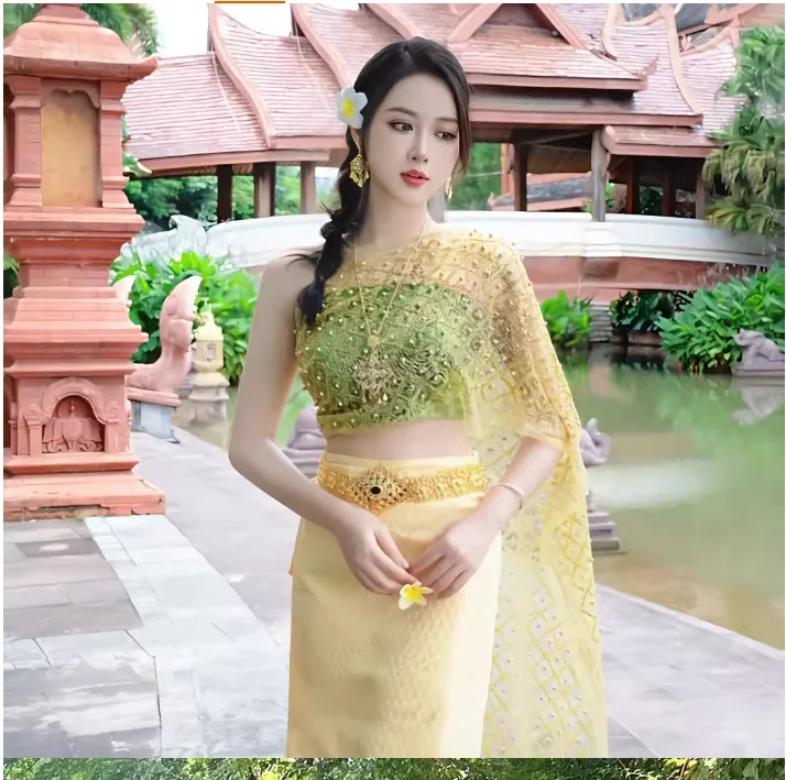 

2025 Summer Tourism Women's Wear Dai Ethnic Clothing Ethnic Long Skirt
