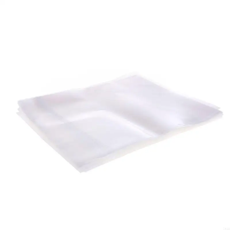 781E 50 PCS Protective for LP Outer Sleeves Vinyl Record Sleeves Album for LP Crystal