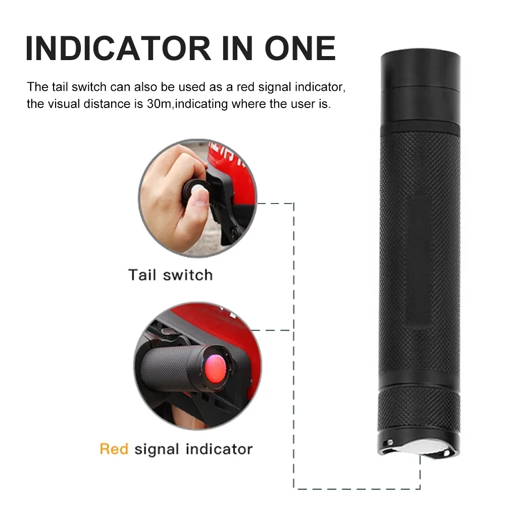 7302  Outdoor Tactical Police Flashlight Fireproof Headlight High Power EX LED Torch Li-ion Battery Type C USB Rechargeable