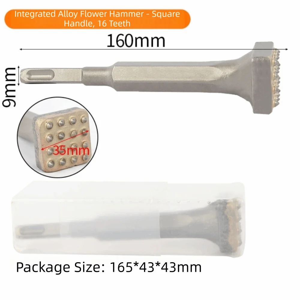 

Alloy Head Bushing Bit Surface Roughening Multifunctional Breaker Concrete Bushing Bit Round Square HexagonTips