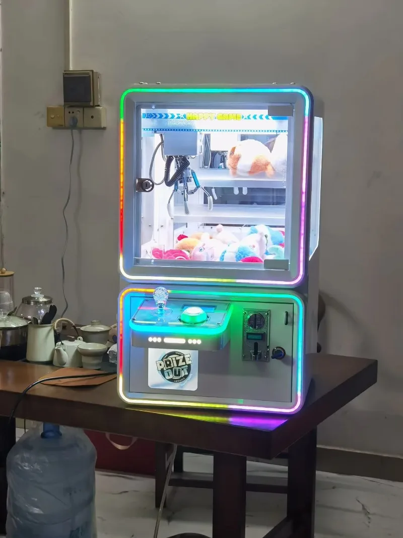 Popular British Coin-operated Custom Grabbing Doll Machine Desktop Arcade Gift Machine Mini Toys Prize Games Plush Toys