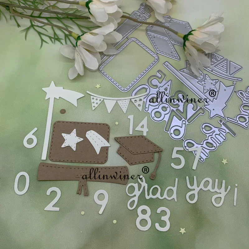 Graduation Cap Diploma Metal Cutting Dies Stencils For DIY Scrapbooking Decorative Embossing Handcraft Die Cutting Template