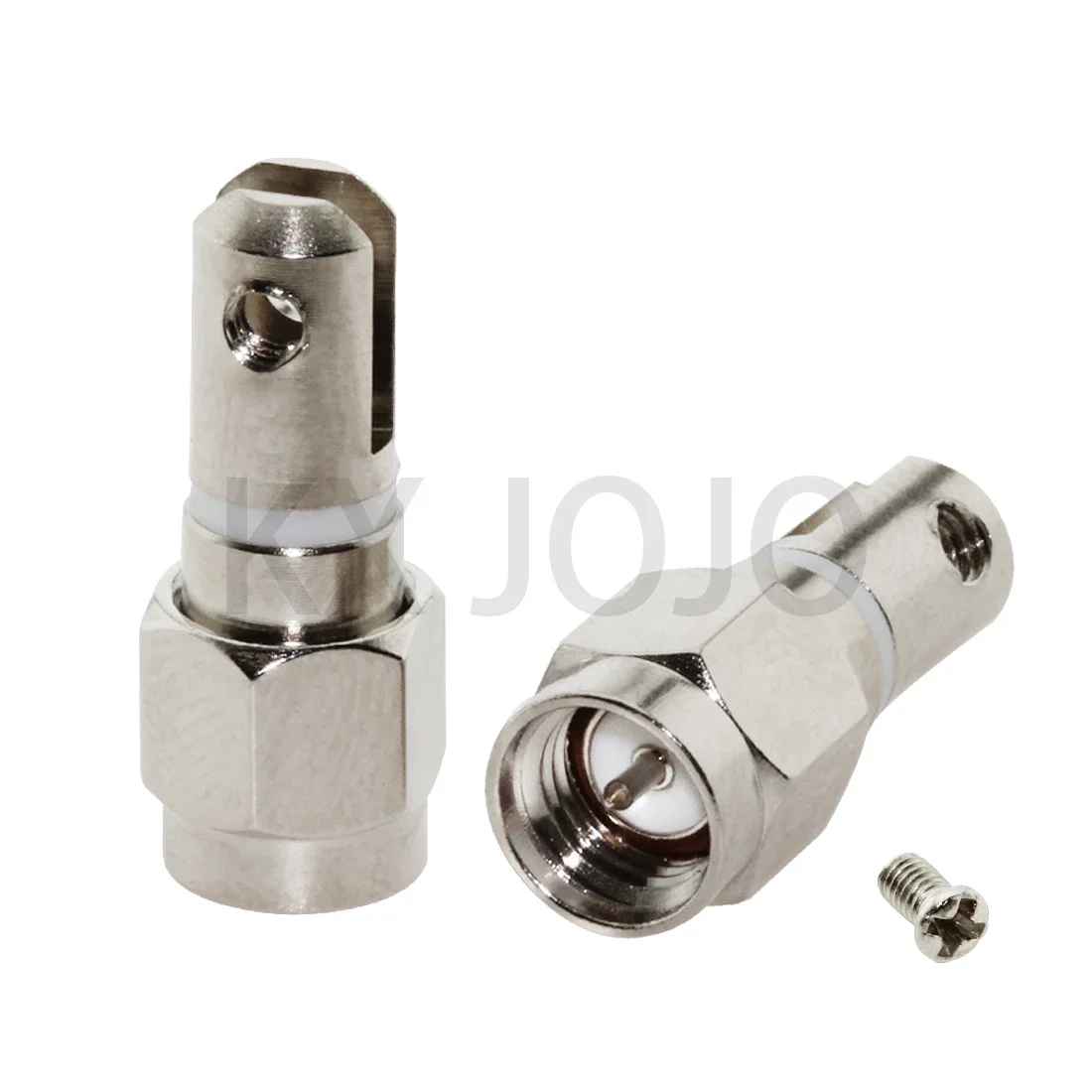 RF Coax Connector SMA Male BNC/TV/F/Universal Head Plug Connector with Screw for Replacement Telescopic Antenna Aerial Control