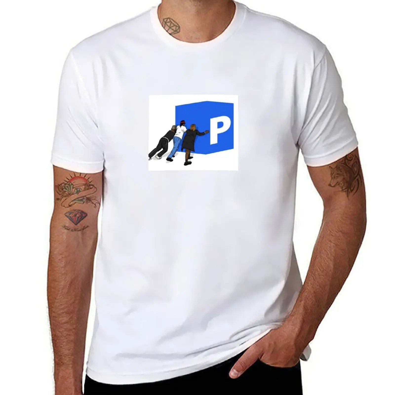 

Pushin P T-Shirt man t shirt designer t shirts for man graphic vintage T-Shirt