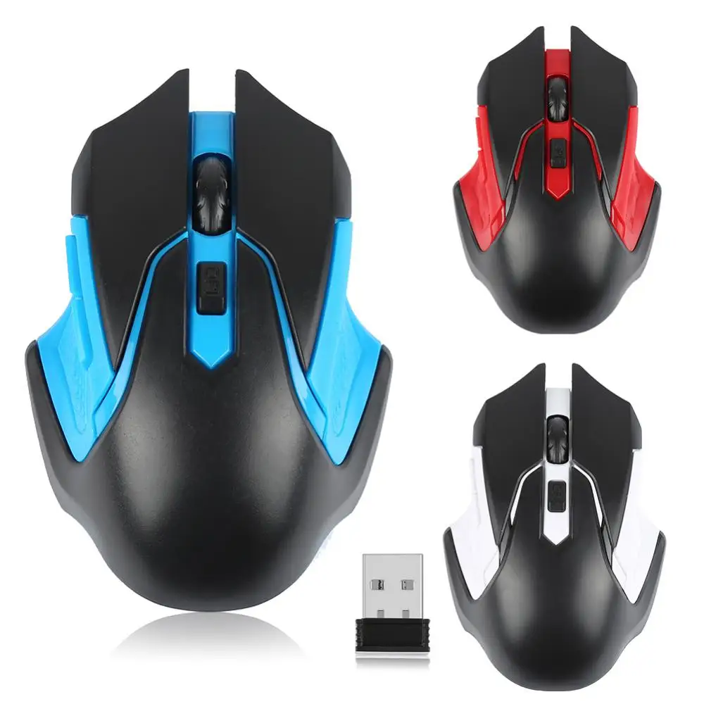 Professional 2.4GHz Wireless Optical Gaming Mouse Wireless Mice for PC Gaming Laptops Computer Mouse Gamer with USB Adapter