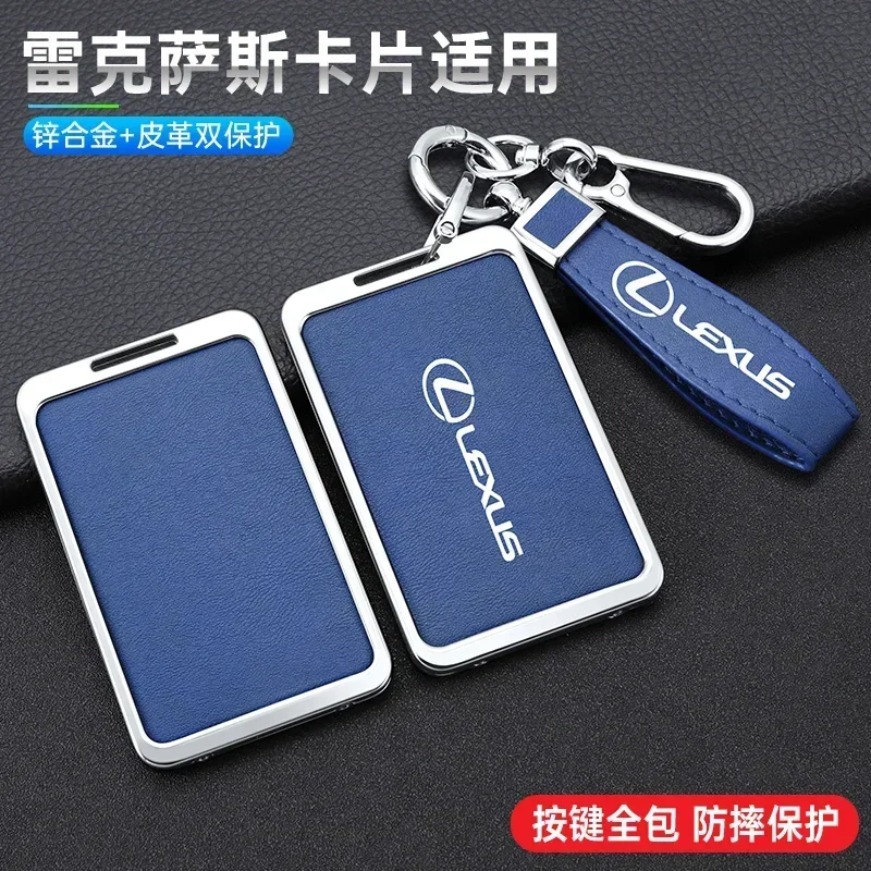 

Car Sticker Zinc Alloy Car Logo Key Bag Cover For Lexus F Sport Card Key Holder For Lexus F Sport ES GS IS LX NX RX Remote Contr
