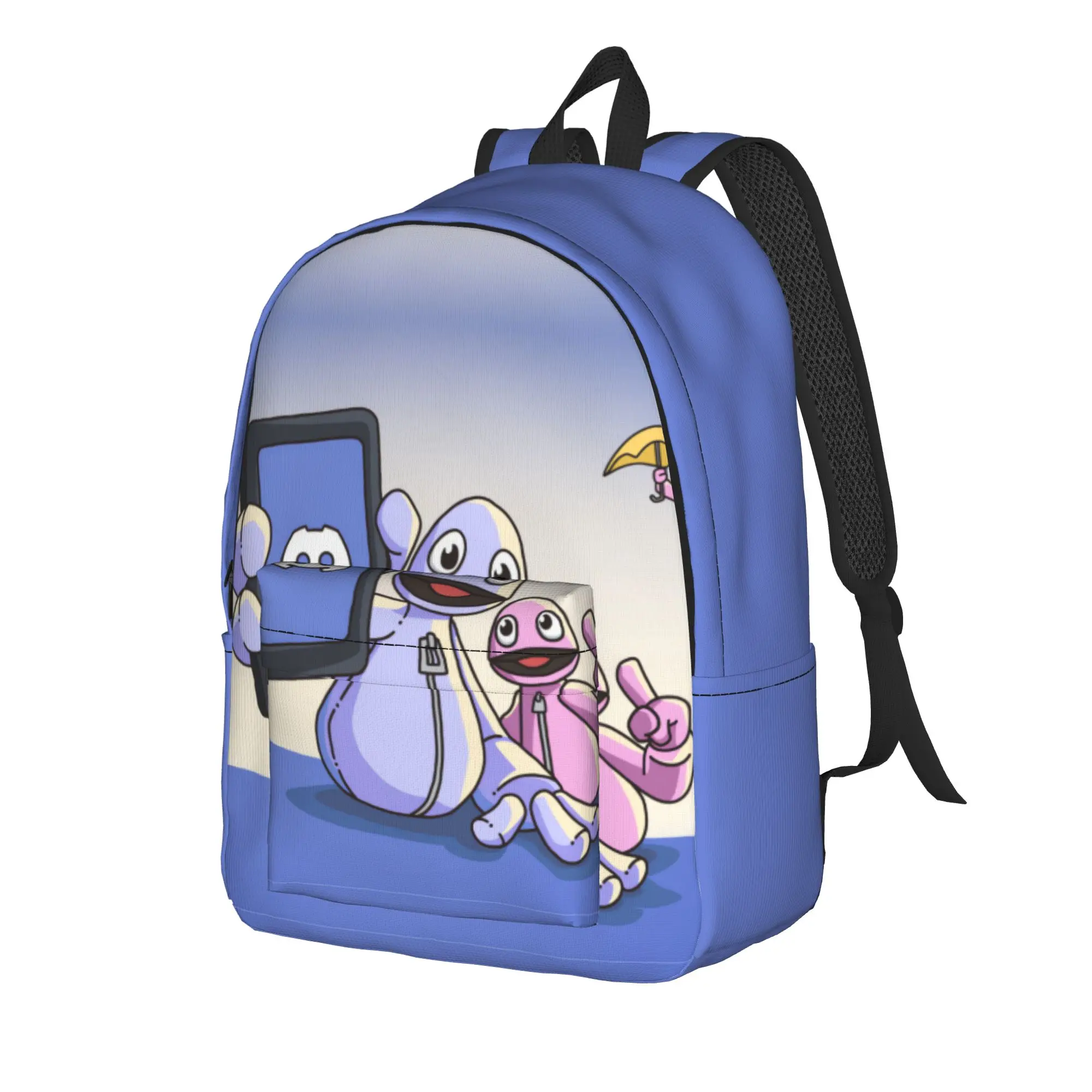 Yeeps Hide And Seek Backpack  Boy Polyester Workout Backpacks Pattern Fun School Bags Rucksack