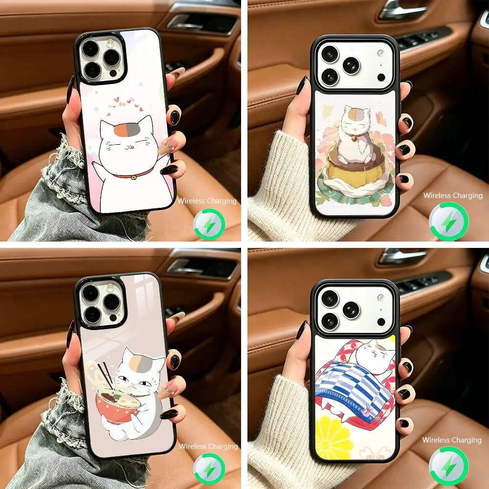 

Natsumes Book N-Nyanko s-sensei For IPhone17 16 15 14 13 12 11 Plus Pro Max Plus Wireless Charger Phone Case