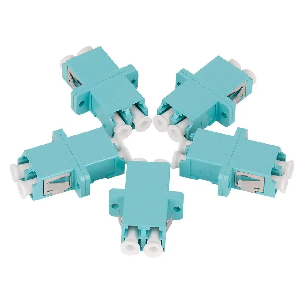 VANDESAIL LC to LC Fiber Coupler Duplex Single Mode Fiber Optic LC Adapter OS2 /OS1 Female to Female Couplers