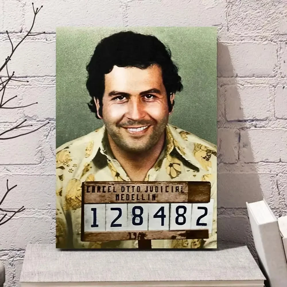 AA Classic Vintage , Wall , Drug Lords TV Series Pablo Escobar, Canvas Printed Poster, Home Living Room Bedroom Decoration