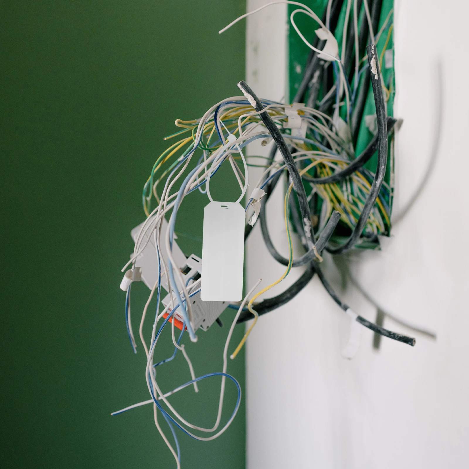 

50Pcs Cable Labels Cord Identification Tags Writable ABS Material USB Wire Identifier Cable Labels Cord Identification Tags