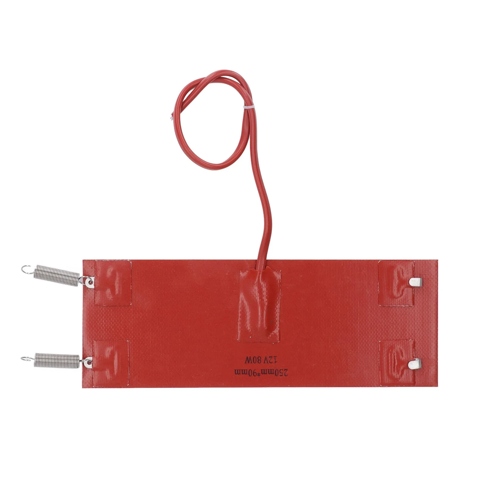 DC12V 80W Flexible Silicone Heating Pad Efficient Fast Warm Up Silicone Heater Mat for Industrial Equipment Local Heating
