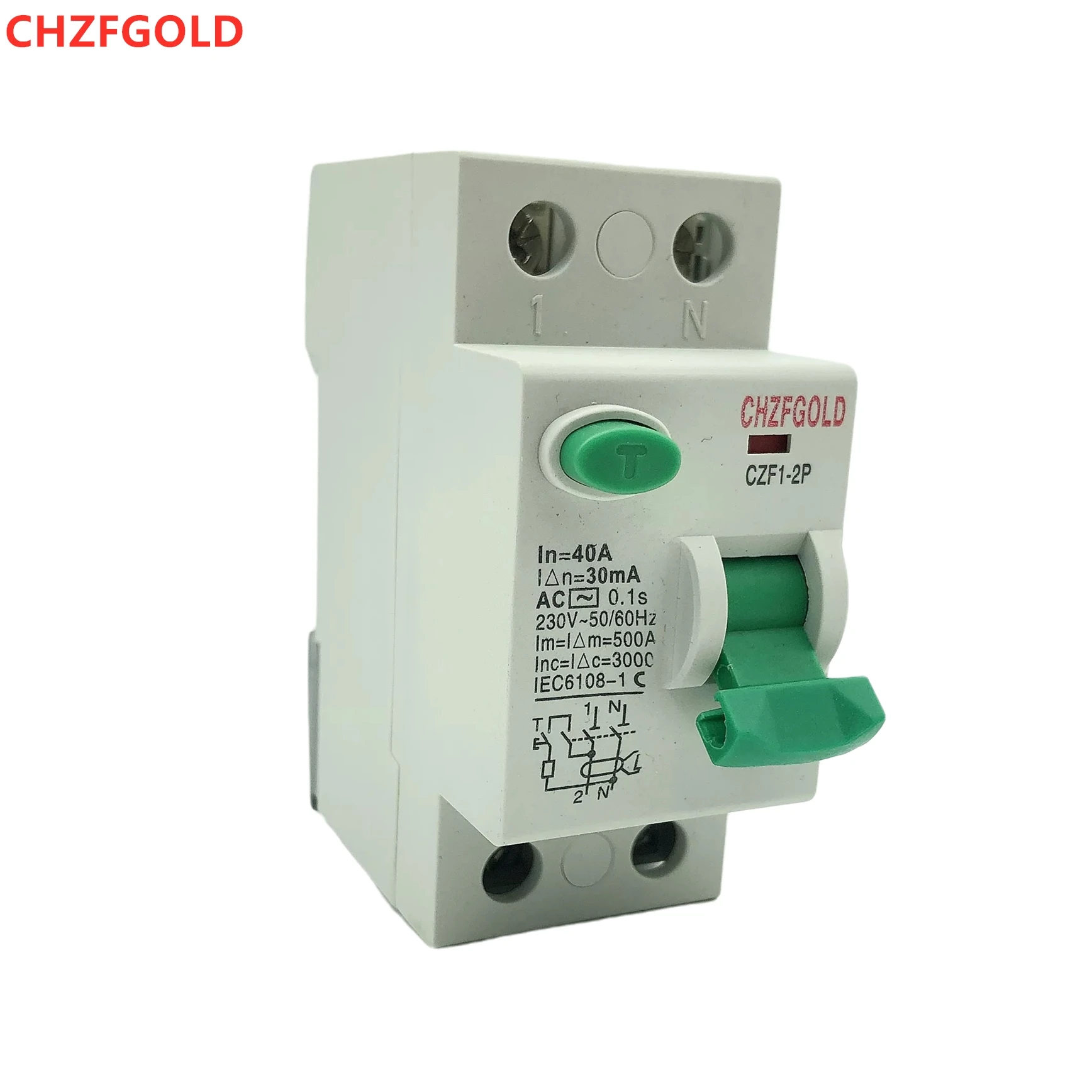 Electric vehicle Electric vehicle charging pile, residual current switch DC B type differential switch, 6KA, DIN rail  electric