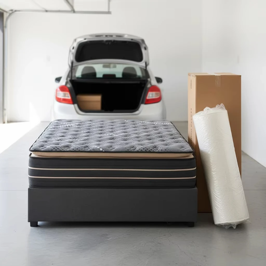 Roll up Folding Double Queen Size Top Mattresses Sleeping Pocket Spring Memory Foam King Size Bed Mattress
