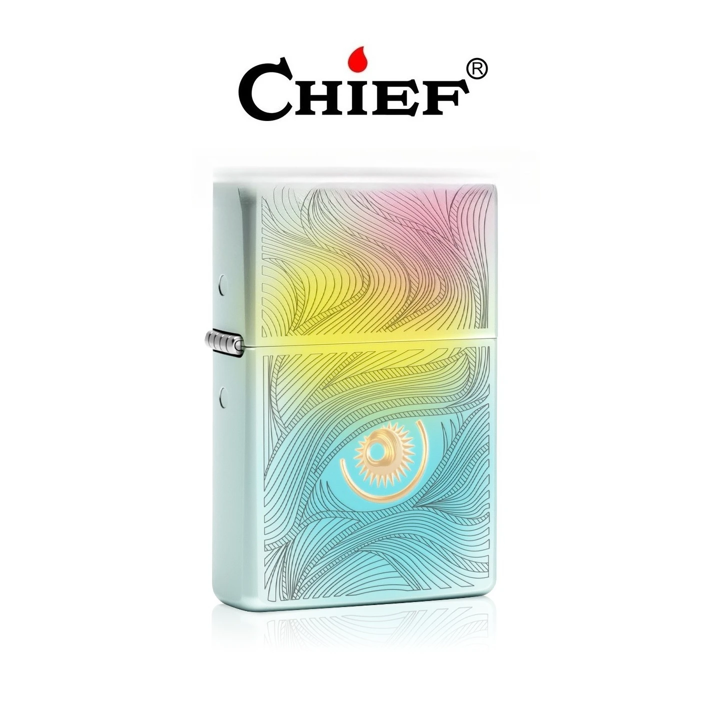 

Керосиновая зажигалка CHIEF для мужчин: красочная, стильная, ветрозащитная, с градиентным цветом. Оригинальный подарок на день рождения. Аксессуары для курения.