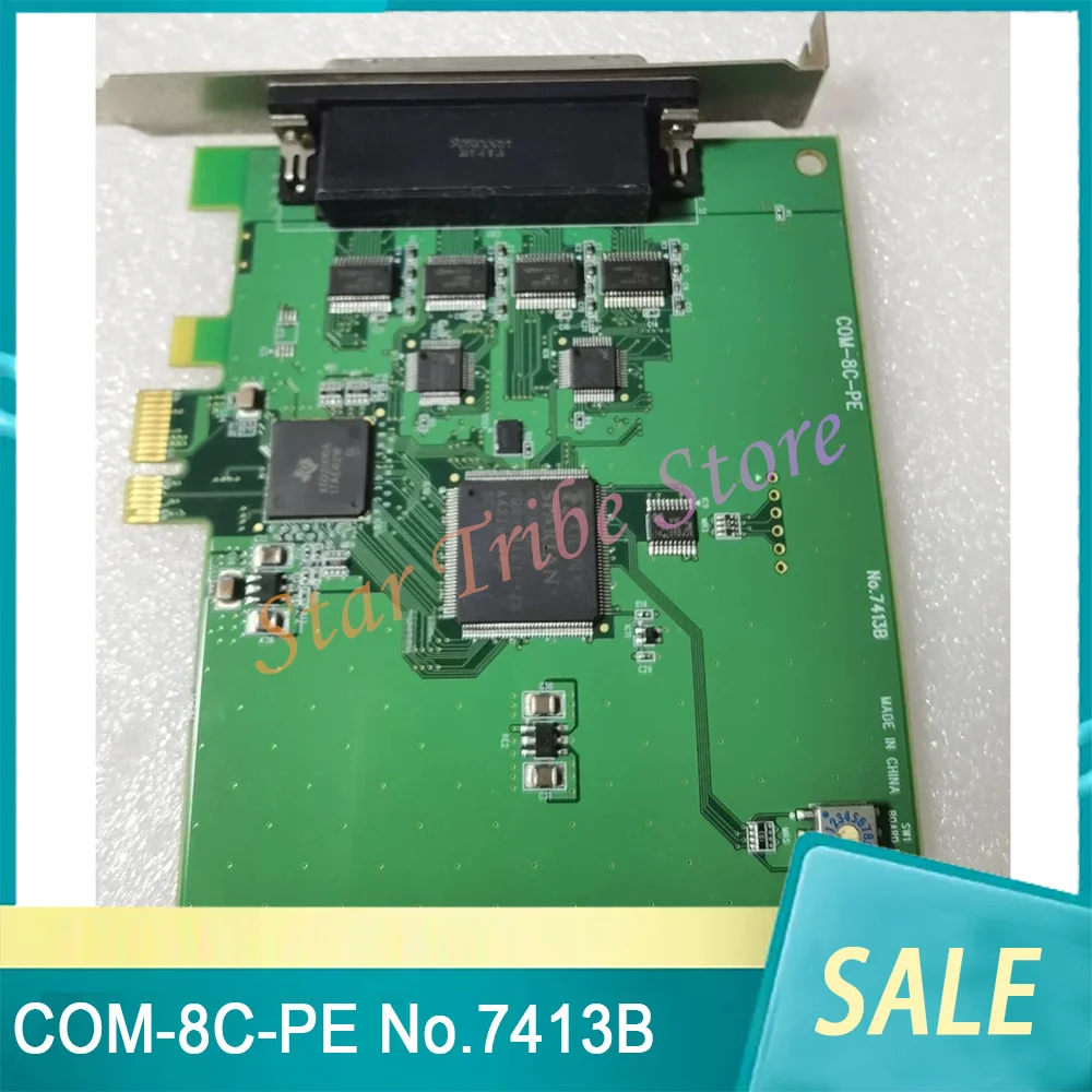 Industrial Grade Serial Port Acquisition Card COM-8C-PE No.7413B