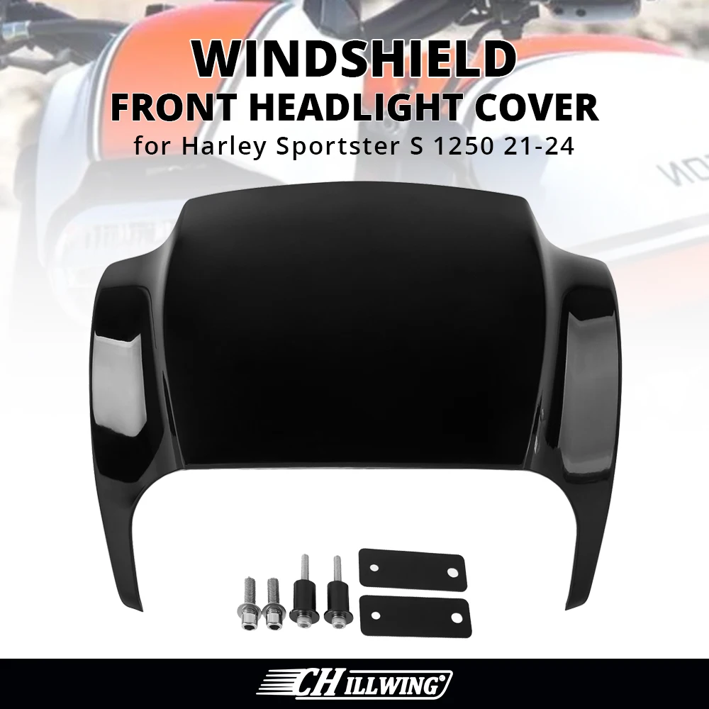 

Fit for Harley Sportster S 1250 RH1250S 2021 2022 2023 2024 Motorcycle Windshield Front Hendlight Cover Fairing Kit