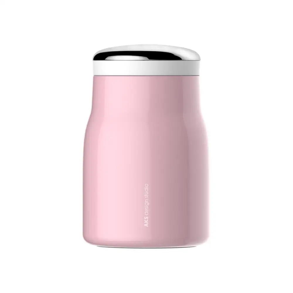 AKS Vacuum Flask Insulated Stainless Steel Food Jar kids Tumbler 16 Oz Hot Food Thermos Containers Pot Braised Beaker Thermal