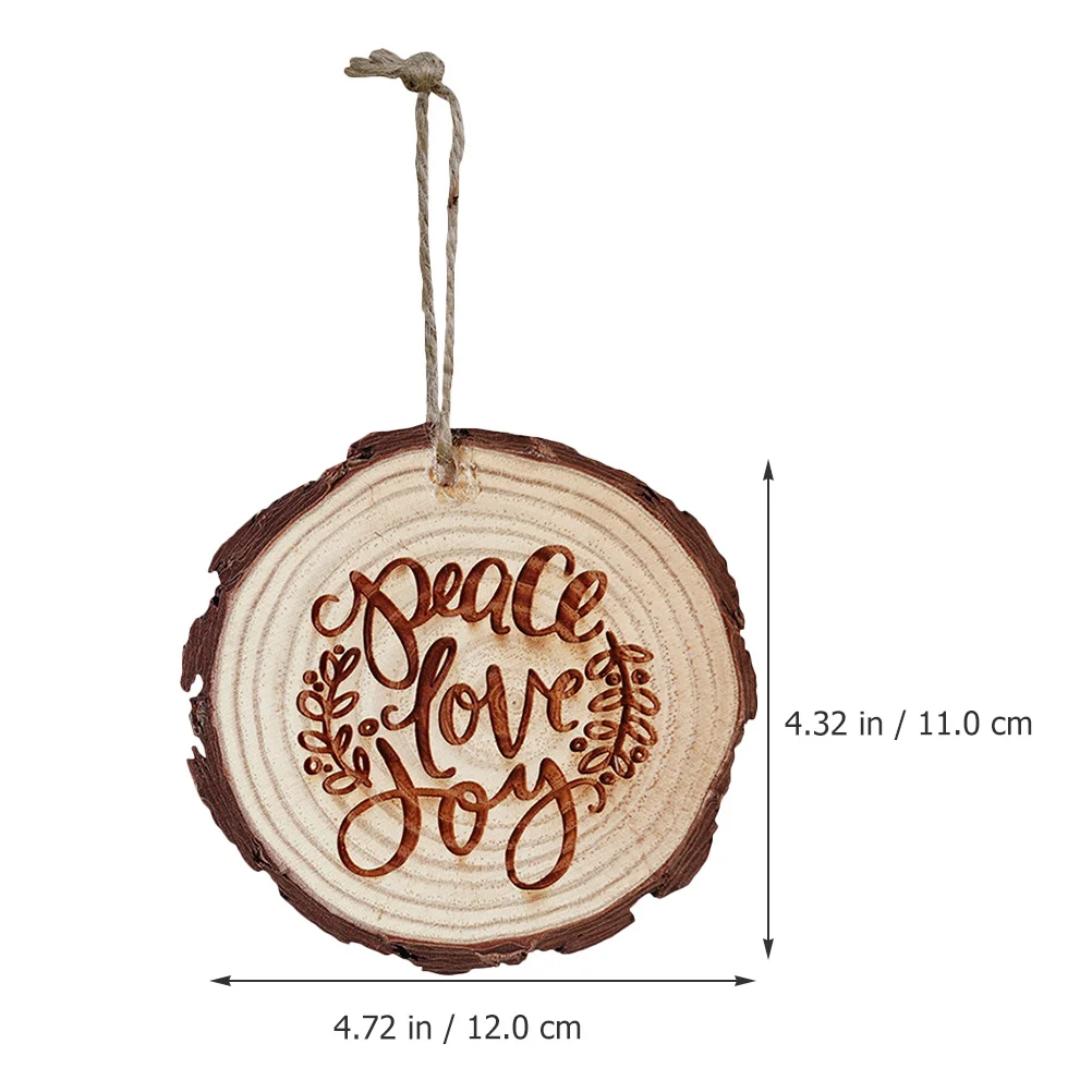 

Christmas Wooden Carving Pendant Artistic Hanging Xmas Tree Ornament Xmas Party Decoration Home Decor Christmas Tree Ornaments