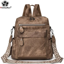 Fashion Backpacks Women Shoulder Bag Big Travel Bagpack Ladies Daypacks Large School Bags High Quality Leather Rucksacks Female